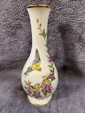 Lenox Mother's Day 1985 vase goldfinches Ivory China Limited Edition picture