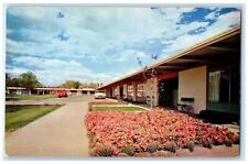 c1940's Hotel Winnemucca Exterior Winnemucca Nevada NV Unposted Flowers Postcard picture