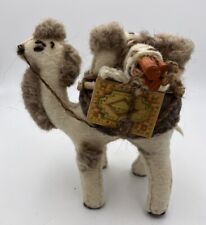 Wool Camel 7.5” Figurine Handmade Very Detailed Made in Turkmenistan? Amazing picture