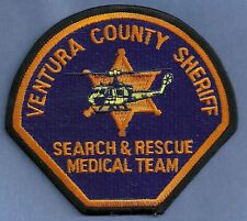 VENTURA COUNTY CALIFORNIA SHERIFF SEARCH & RESCUE HELICOPTER SHOULDER PATCH picture