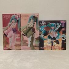 VOCALOID Hatsune Miku Figure lot of 3 Sweet Sweets Birthday 2023 Ver.   picture