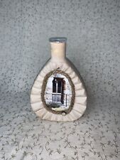 One Of A Kind Unique HAND PAINTED AND DECORATED SPIRIT BOTTLE Beige Rope Vase picture