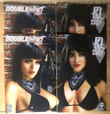 Double Impact #1 Preview Piper Rudich Close Up Nice & Topless Connecting Sets picture