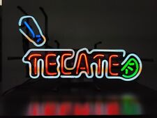 NOS Tecate Beer Shaker and Lime Neon Sign Mini NEW IN BOX OE picture