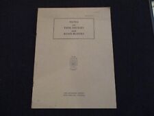Book: 1942 WWII Engineer School Tank Defiles & Road Blocks Manual, Ft Belvoir picture