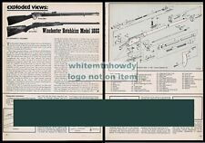1981 WINCHESTER HOTCHKISS 1883 Rifle Schematic Parts List Assembly Artiicle picture