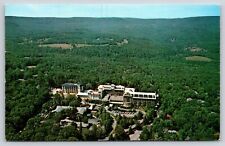 Buck Hills Pennsylvania~Air View Buck Hill Inn & Golf Club~Vintage Postcard picture