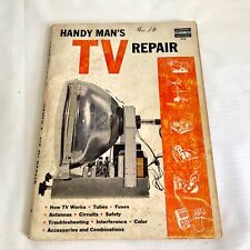1958 Handy Man's TV Repair Fawcett How To Book Vintage Paperback Images Diagrams picture