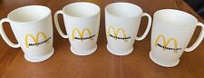 Lot of 4 Vintage Mcdonalds Plastic Mugs Whirley Industries Warren PA USA No Lids picture