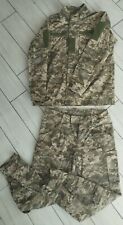 The original military uniform of a soldier of Ukraine (ZSU). Pixel camouflage picture