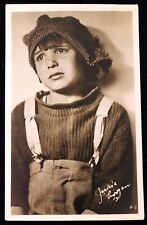 Jackie Coogan THE KID Charlie Chaplin 1921 AZO Postcard 1922 1926 Addams Family picture