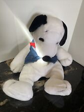 C Vintage Plush Snoopy Stuffed Animal Backpack picture