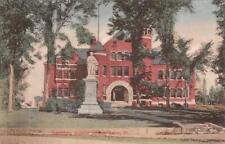 SPAULDING GRADED SCHOOL Barre, Vermont Hand-Colored c1910s Vintage Postcard picture