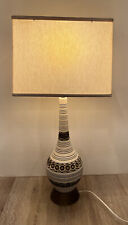VINTAGE 1959 MCM Quartite Creative Corp Table Lamp With Original Shade picture