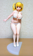 Super Sonico Figure with Pochaco Swimsuit Pochaco & Sonico 20cm Pre-owned picture