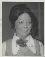 1972 Press Photo CPA Wives Club president Claire Pittman in New Orleans picture