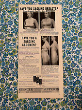 Vintage 1948 Spencer Supports Print Ad Sagging Abdomen Sagging Breasts Support picture