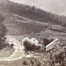 Antique 1870s Glen House Farm Gorhan NH Stereoview Photo Card V1763 picture