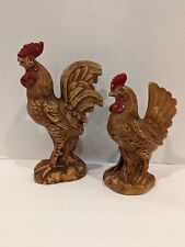 Vintage Roosters Chickens Nikoniko Japan Ceramic Handpainted 9