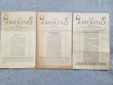 3 Vtg Amerind Bulletins Archeological Society Southern California 1934 1936 picture
