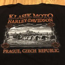 2004 Harley Davidson Holoubek Czech Republic Skull Moto Long Sleeve Pocket picture
