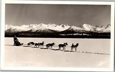 RPPC Alaskan Dog Team AK Vintage Postcard K31 picture