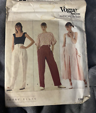 VINTAGE VOGUE AMERICAN DESIGNER PATTERN #1161 BY PERRY ELLIS SIZE 10 picture