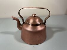 Copper Teapot Skultuna Sweden Vintage Original Gooseneck Spout 1.5L Kitchen picture