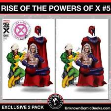 [2 PACK] RISE OF THE POWERS OF X #5 UNKNOWN COMICS MIGUEL MERCADO EXCLUSIVE VAR picture