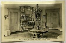Chateau Dining Room East Northfield, Massachusetts MA. Real Photo Postcard RPPC. picture