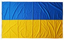 Ukraine national flag polyester sewn stitched lightweight Ukrainian UKR banner picture