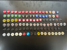 100 x mixed Beer & soft drink Bottle Caps Tops picture