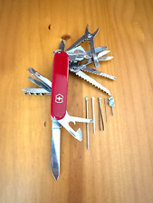 Victorinox Swiss Army Knife Red Champ w/21 Tools picture