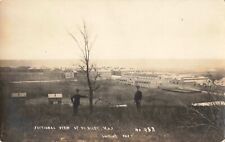 Sectional View of Fort Riley Kansas KS Birdseye c1918 Real Photo RPPC picture
