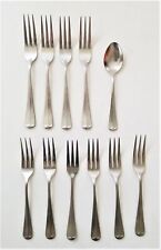 ROGERS stanley roberts stainless JEFFERSON MANOR flatware 10pc FORKS SPOON picture
