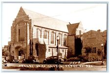 c1940's Presbyterian Church Cars Fargo North Dakota ND RPPC Photo Postcard picture