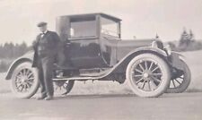 1922 Original Photo Man Next To Car picture