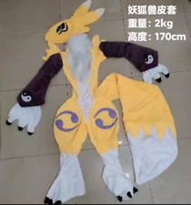 63''/160cm Digimon Giant Renamon Plush Doll Skin Pillow Case Plushies Cover Toy picture