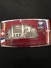 Very scarce Vintage rare Grill badge INT Sternfahrt Giessen 1977 Vintage Rare picture