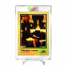 FREDERIC CHOPIN Virtuoso Pianist Holo Gold Card 2023 GleeBeeCo #F493-G 1/1 picture