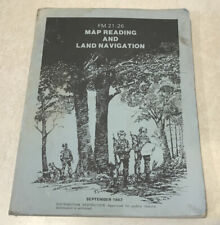 Army Field Book FM 21-26 Map Reading and Land Navigation 1987 Paperback Illust. picture