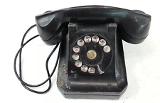 Antique Stromberg Carlson Black Metal Base Rotary Dial Telephone 1250WA 113 picture
