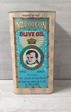 The Napoleon Co. Italian Olive Oil Can Seattle Washington Great Graphics Gallon picture