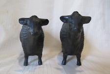Vintage Hartland Plastic Black Angus Bull and Cow 4