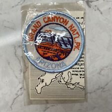 Vintage Grand Canyon Natl Park Blue White Souvenir Trailblazer Patch ~ 3