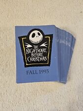 Original 1993 Skybox Nightmare Before Christmas Trading Card Partial Set 96 Asst picture