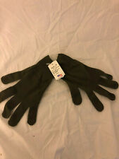 NWT's MILITARY OD GREEN ONE SIZE FITS ALL POLYPROPYLENE MOISTURE WICKING GLOVES picture