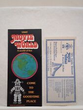 Movie World Cars Of The Stars Buena Park 1980 Brochure Map Coupon Vintage Rare picture