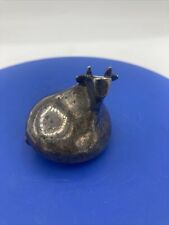 Vintage Dansk Silverplate Animal Figurine Paperweight - Cow picture
