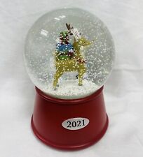 2021 Wondershop Target Musical Snow Globe Christmas Collectible-Reindeer Present picture